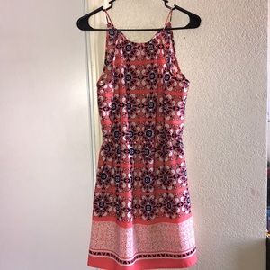 Halter top Summer coral dress